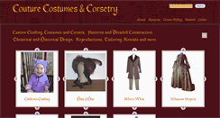 Desktop Screenshot of couturecostume.com