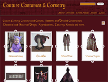 Tablet Screenshot of couturecostume.com